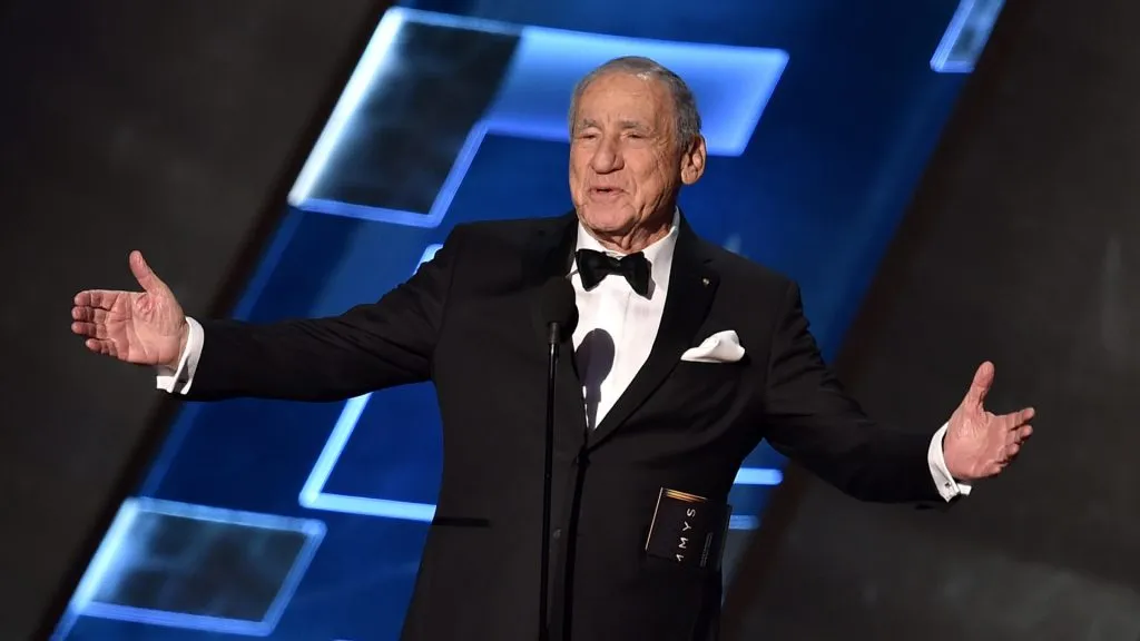 mel brooks reacting