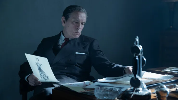 Ben Mendelsohn as Christian Dior in The New Look