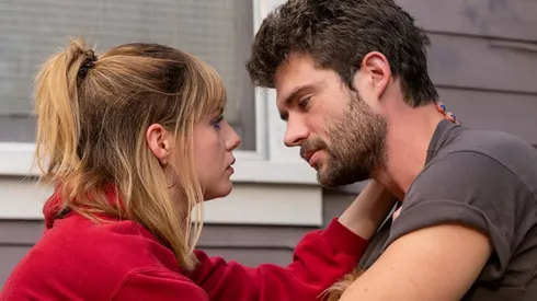 David Corenswet and Lucy Bounton