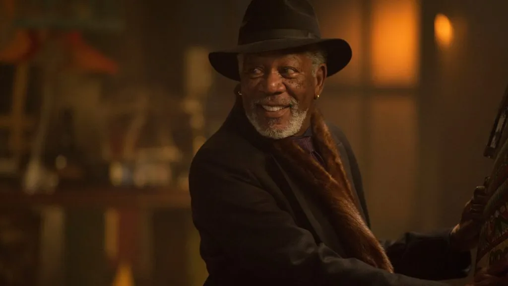 Morgan Freeman in Now You See Me 2. (Source: IMDb)