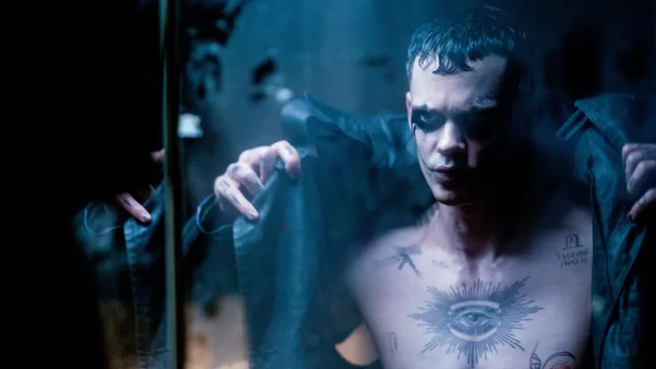 Bill Skarsgård in The Crow.