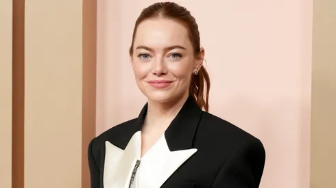 Emma Stone attends the 96th Oscars Nominees Luncheon at The Beverly Hilton on February 12, 2024.