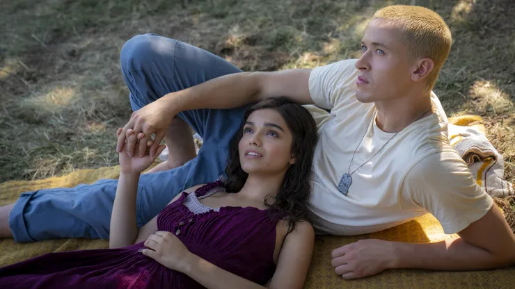 Rachel Zegler and Tom Blyth in The Hunger Games: The Ballad of Songbirds & Snakes.