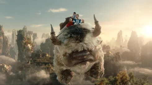 Kiawentiio, Gordon Cormier and Ian Ousley in Avatar: The Last Airbender.