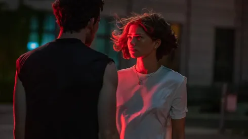 Zendaya and Josh O'Connor in Challengers.