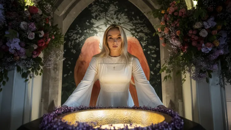 Jodie Comer in Killing Eve.