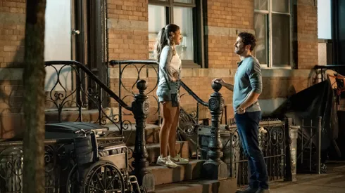 Gina Rodriguez and Tom Ellis in "Players"