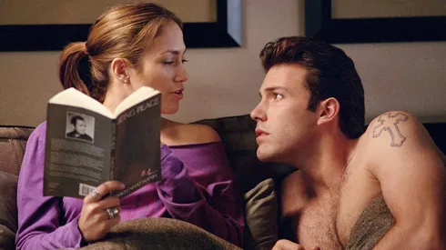 Jennifer Lopez and Ben Affleck in Gigli.