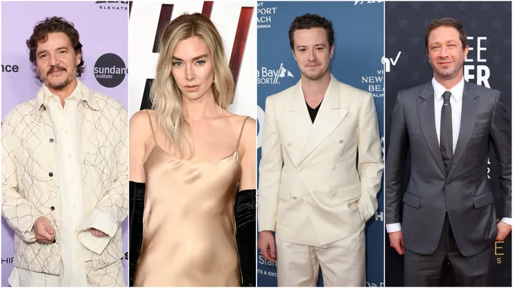 L-R: Pedro Pascal, Vanessa Kirby, Joseph Quinn and Ebon Moss-Bachrach