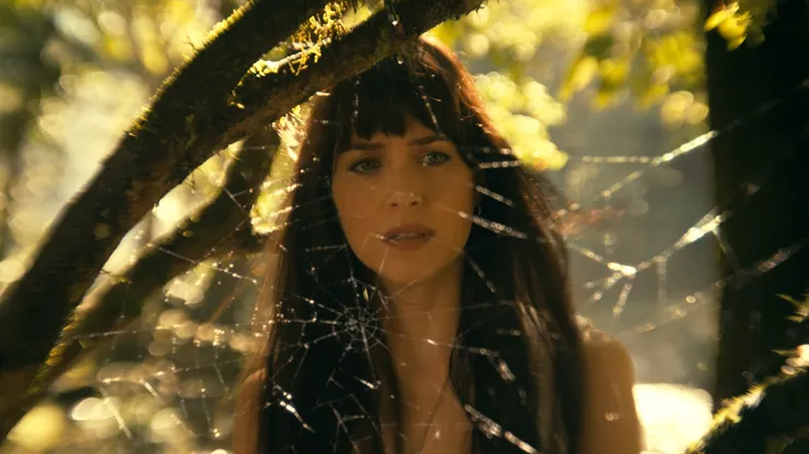 Dakota Johnson in Madame Web.