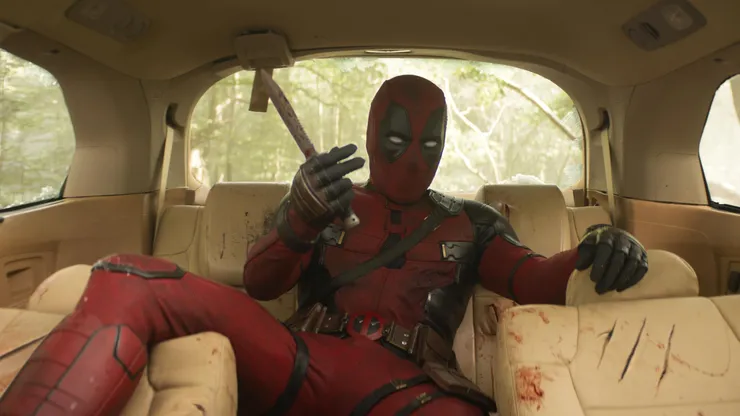 Ryan Reynolds in Deadpool & Wolverine.
