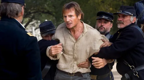 Liam Neeson in Seraphim Falls.