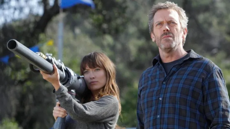 Hugh Laurie and Olivia Wilde in House.