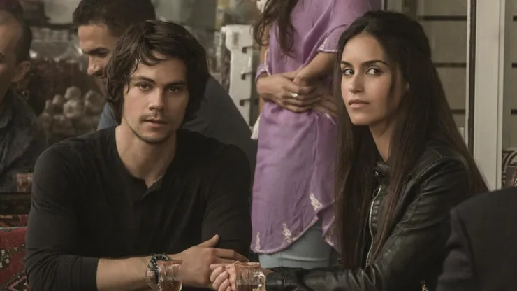 Dylan O'Brien and Shiva Negar in 'American Assasin'