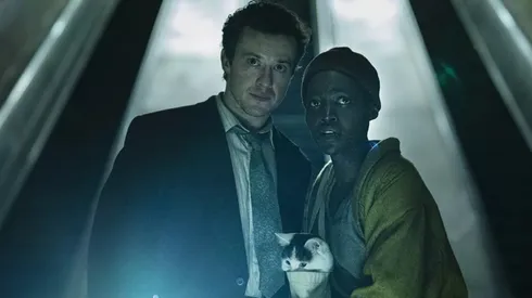 Joseph Quinn and Lupita Nyong’o in A Quiet Place: Day One.