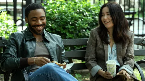 Donald Glover and Maya Erskine in 'Mr. and Mrs. Smith'
