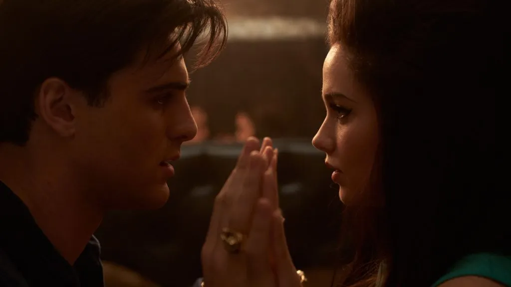 Cailee Spaeny and Jacob Elordi in Priscilla. (Source: IMDb)