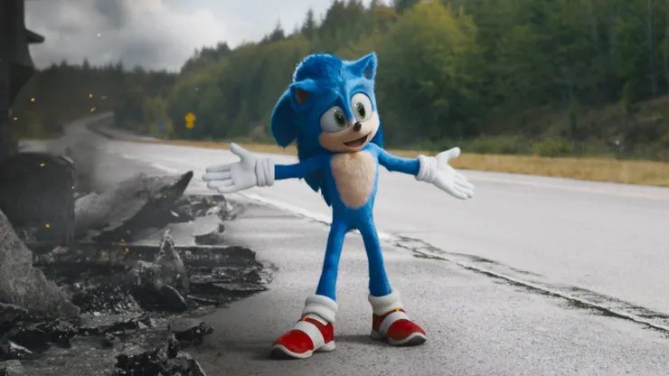 Ben Schwartz in Sonic the Hedgehog.