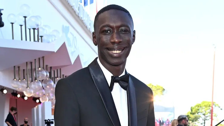 Khaby attends the red carpet of the movie "Illusions Perdues" during the 78th Venice International Film Festival.