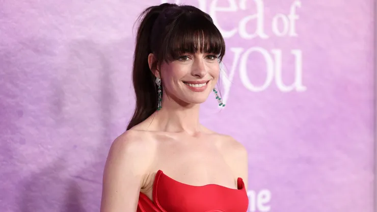 Anne Hathaway attends the Prime Video's "The Idea Of You" New York premiere at Jazz at Lincoln Center on April 29, 2024.