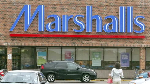 The front facade of a Marshalls store is seen May 19, 2004 in Mount Prospect, Illinois.