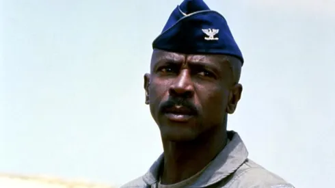Louis Gossett Jr. in Iron Eagle.