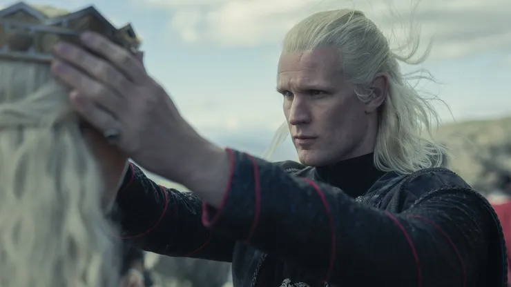 Matt Smith and Emma D'Arcy in House of the Dragon.