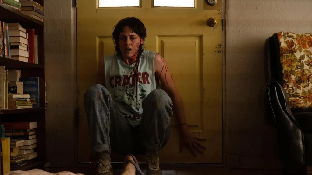 Kristen Stewart in Love Lies Bleeding. (Source: IMDb)