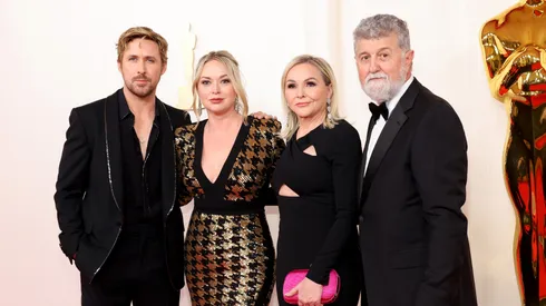 L-R: Ryan Gosling, Mandi Gosling, Donna Gosling and Valerio Attanasio