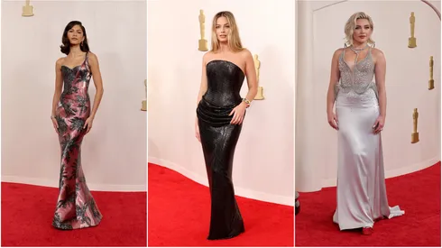 Zendaya, Margot Robbie and Florence Pugh at the 2024 Oscars