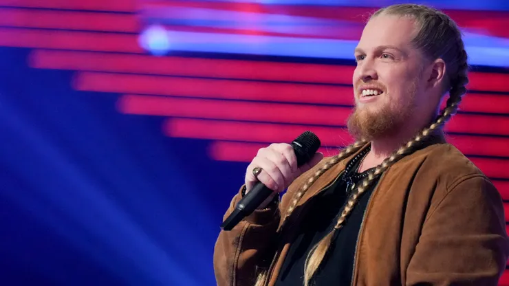 Huntley in The Voice.