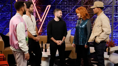 Reba McEntire, John Legend, Chance the Rapper and Dan + Shay in The Voice.