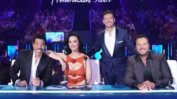 Katy Perry, Lionel Richie and Luke Bryan in American Idol.