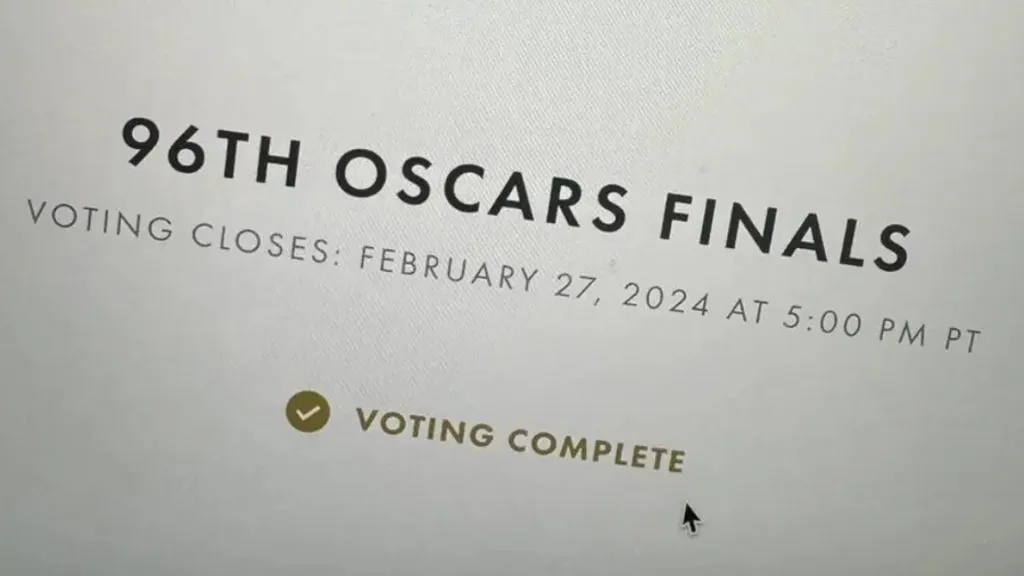 Luis Gerardo Méndez voting for the 96th Annual Academy Awards. (Source: @luisgerardom)