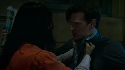 Jared Leto and Matt Smith in "Morbius"