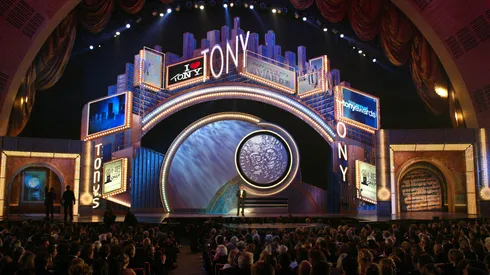 Hugh Jackman appears on stage during the "58th Annual Tony Awards" at Radio City Music Hall on June 6, 2004 in New York City.