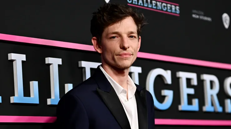 Mike Faist attends the Australian premiere of "Challengers" at the State Theatre on March 26, 2024.