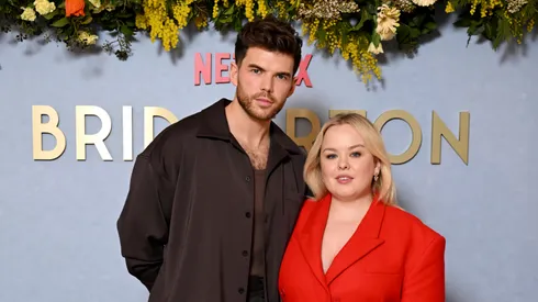 Nicola Coughlan and Luke Newton