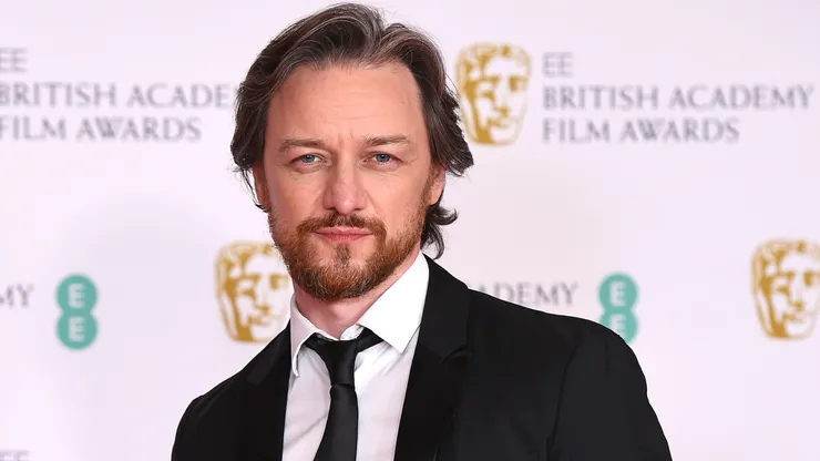 Awards Presenter James McAvoy attends the EE British Academy Film Awards 2021 at the Royal Albert Hall on April 11, 2021 in London, England.