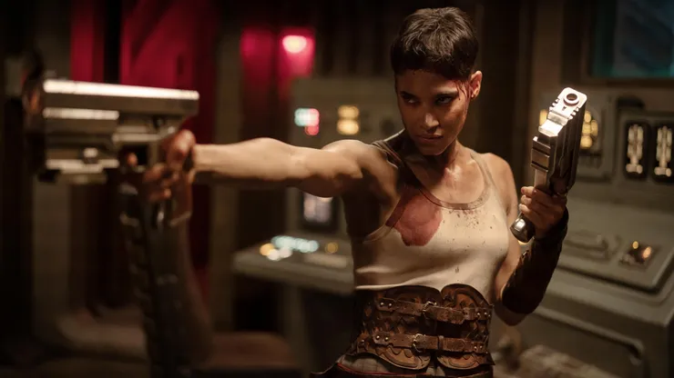 Sofia Boutella in Rebel Moon - Part Two: The Scargiver.