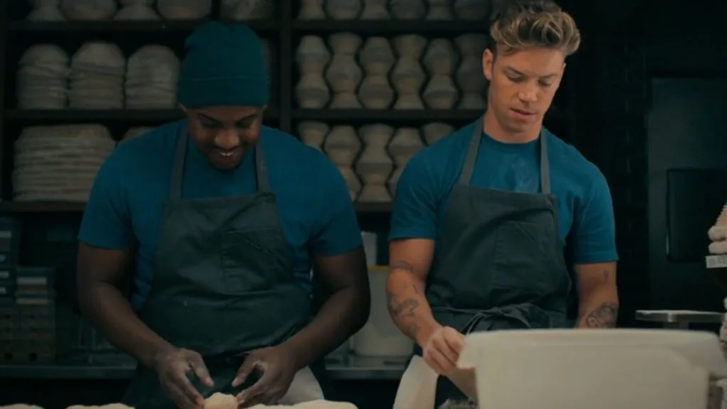 Will Poulter and Lionel Boyce in The Bear, Season 2. (Source: @FilmUpdates)