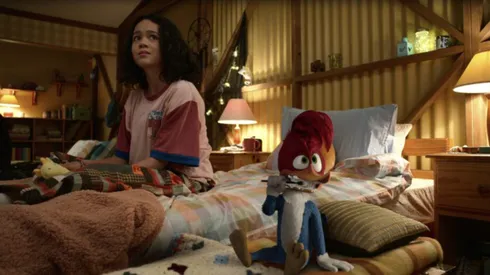 Eric Bauza and Chloe De Los Santos in Woody Woodpecker Goes to Camp.