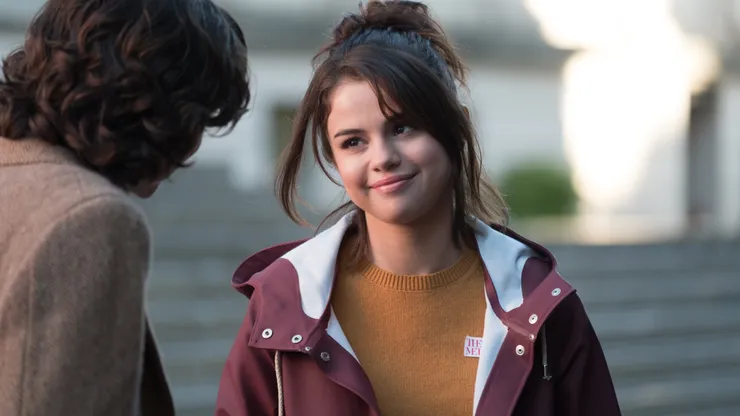 Selena Gomez and Timothée Chalamet in A Rainy Day in New York.
