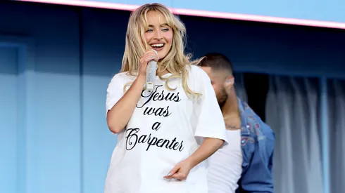 Sabrina Carpenter performs at the Coachella Stage during the 2024 Coachella Valley Music and Arts Festival at Empire Polo Club on April 12.