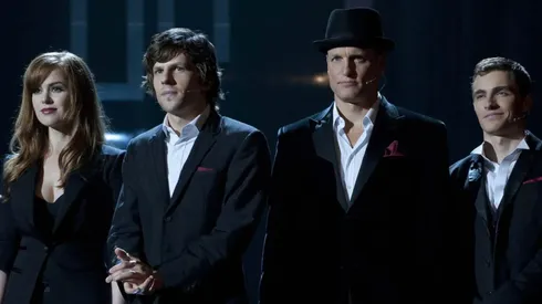 Woody Harrelson, Jesse Eisenberg, Isla Fisher and Dave Franco Now You See Me.