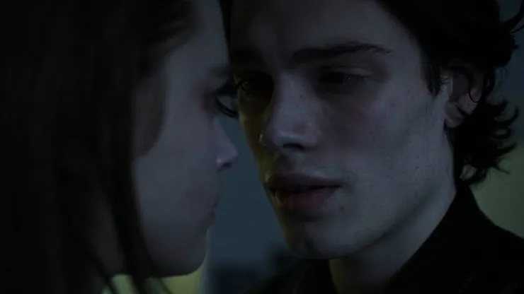 Caterina Ferioli and Simone Baldasseroni in The Tearsmith.