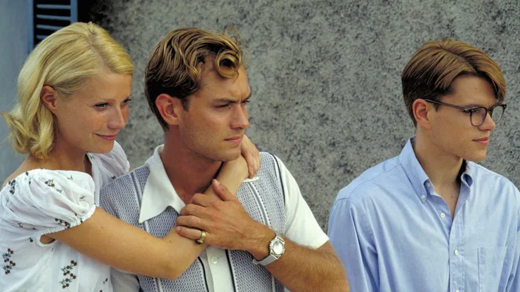 Gwyneth Paltrow, Jude Law and Matt Damon in "The Talented Mr. Ripley"