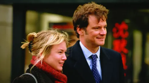 Renée Zellweger and Colin Firth on "Bridget Jones"