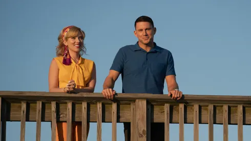 Scarlet Johansson and Channing Tatum in "Fly Me To the Moon"