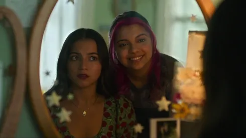 Isabela Merced and Cree in Turtles All The Way Down.